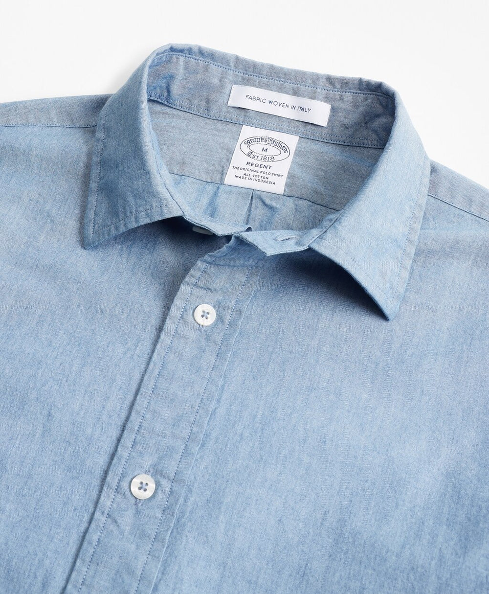 Brooks Brothers Men Regent Fit Indigo Sport Shirt