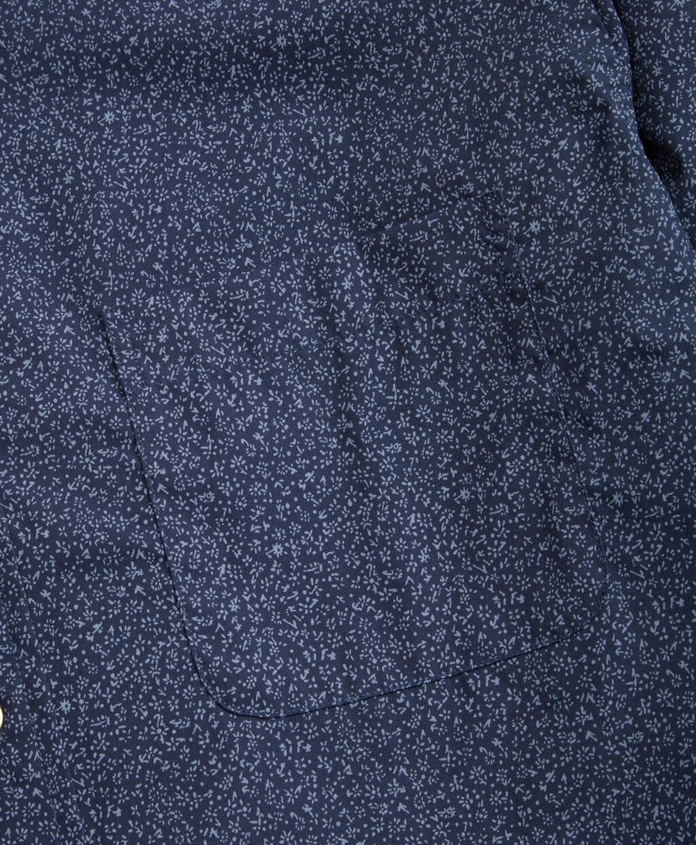 Brooks Brothers Men Regent Fit Floral Indigo Sport Shirt