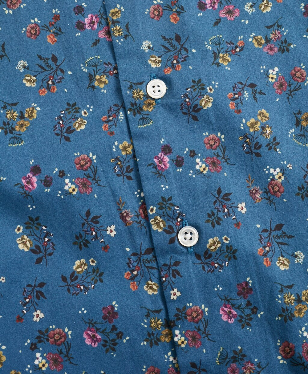 Brooks Brothers Men Golden Fleece® Regent Fit Blue Floral Sport Shirt