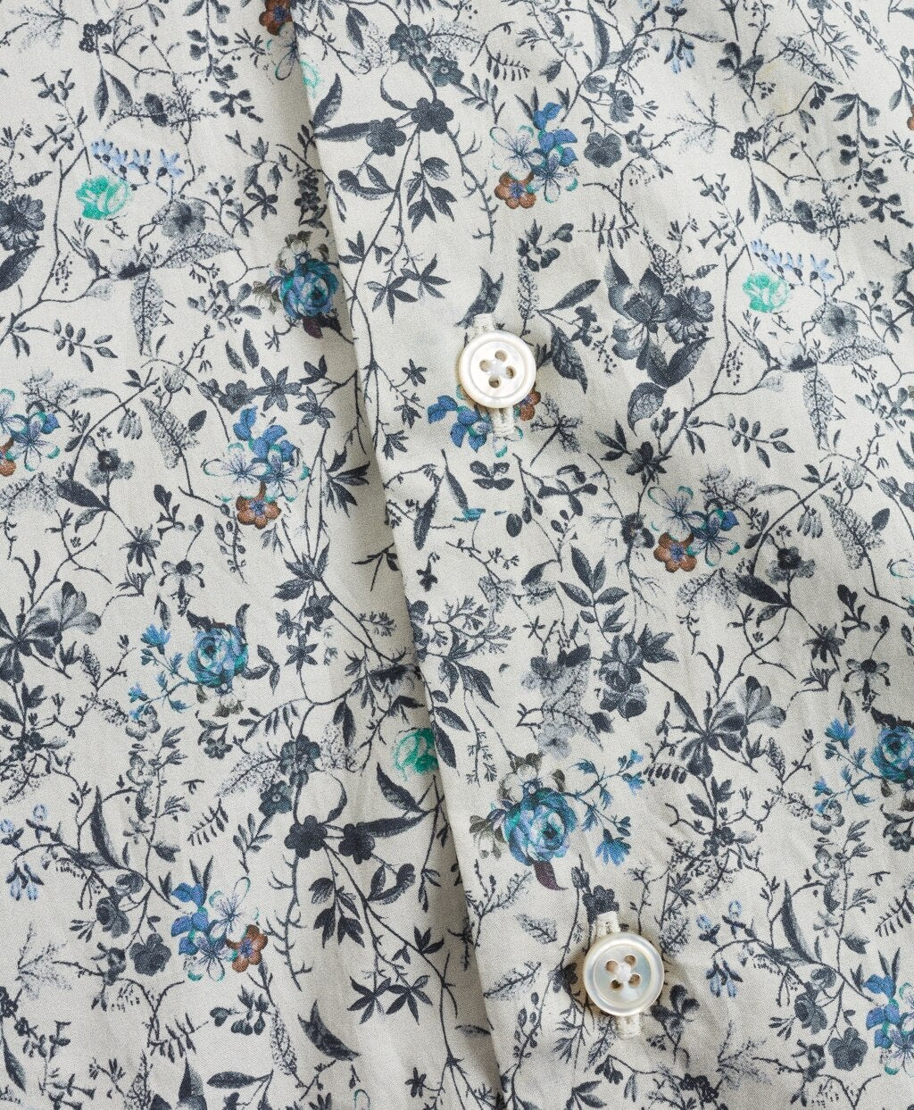 Brooks Brothers Men Golden Fleece® Regent Fit White Floral Sport Shirt