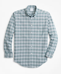 Brooks Brothers Men Regent Fit Oxford Glen Plaid Sport Shirt