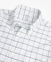 Brooks Brothers Men Regent Fit Oxford Windowpane Sport Shirt