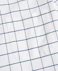 Brooks Brothers Men Madison Fit Oxford Windowpane Sport Shirt