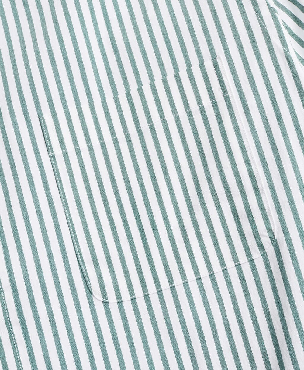Brooks Brothers Men Performance Series Madison-Fit COOLMAX® Poplin Striped Sport Shirt