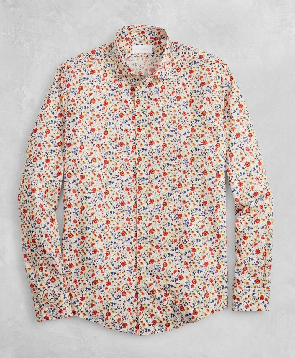 Brooks Brothers Men Golden Fleece® Regent Fit Multi-Floral Sport Shirt