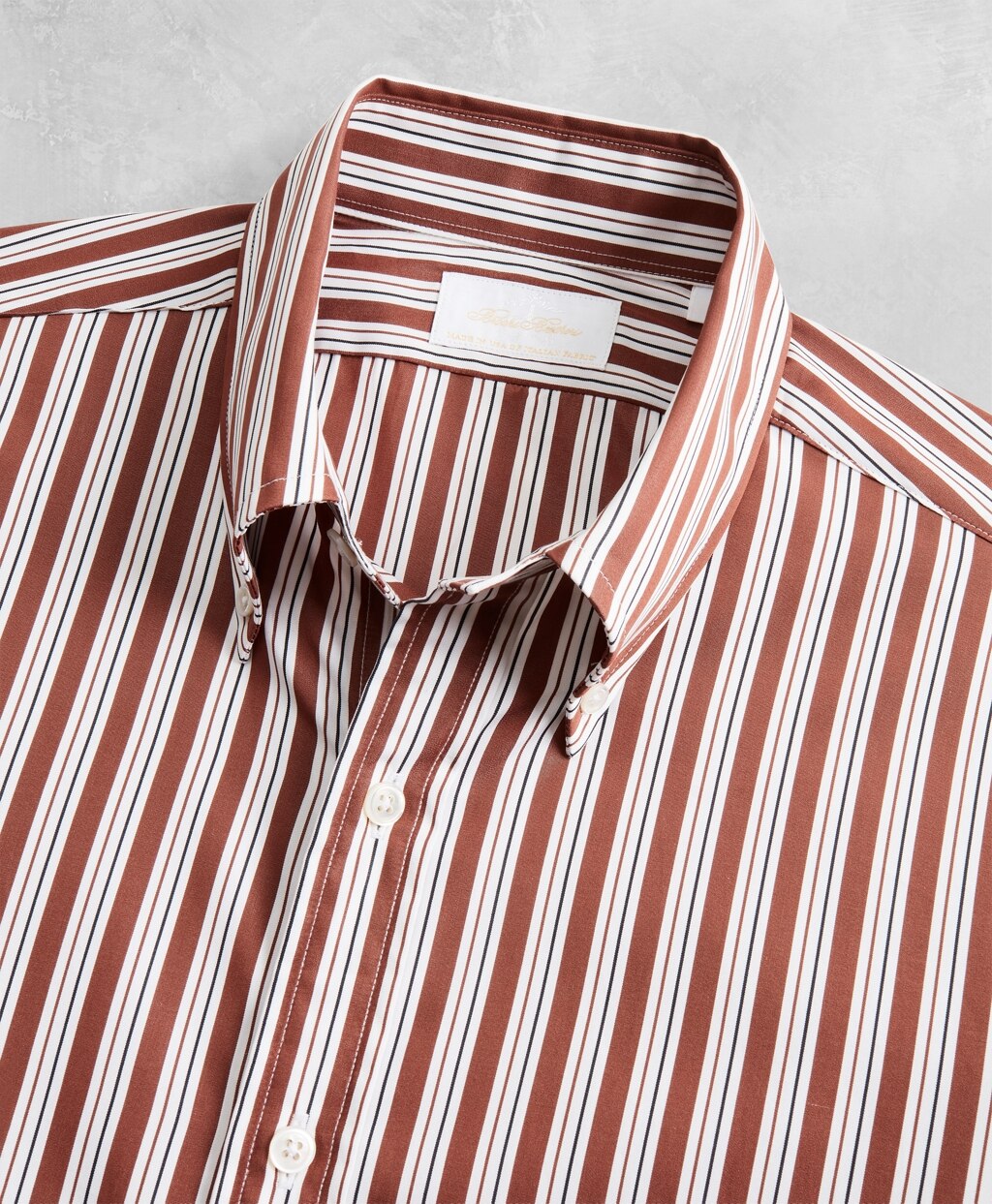 Brooks Brothers Men Golden Fleece® Regent Fitted Multi-Stripe Sport Shirt