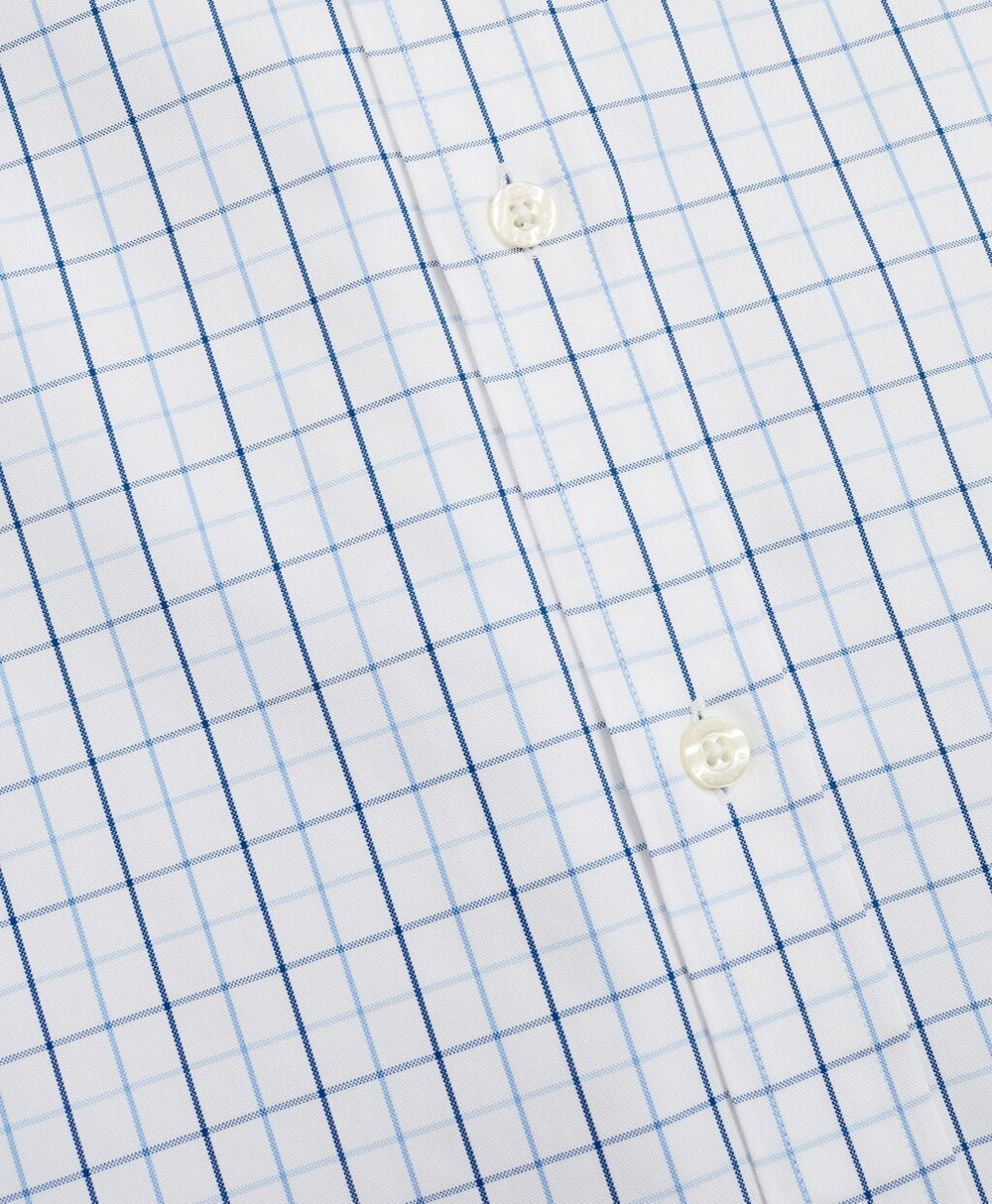Brooks Brothers Men Stretch Regent Fitted Sport Shirt, Non-Iron Windowpane