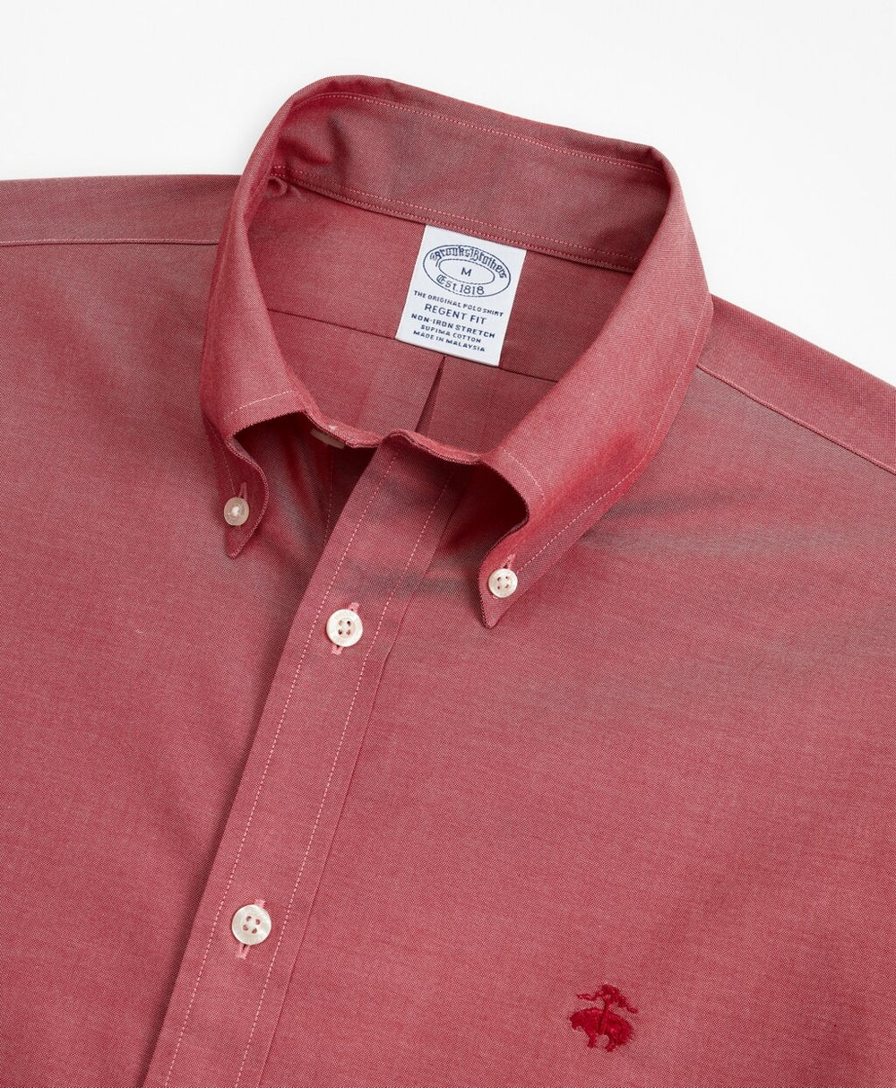 Brooks Brothers Men Stretch Regent Fitted Sport Shirt, Non-Iron