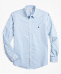 Brooks Brothers Men Stretch Regent Fitted Sport Shirt, Non-Iron Stripe