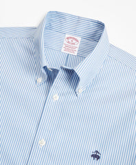 Brooks Brothers Men Stretch Madison Classic-Fit Sport Shirt, Non-Iron Stripe