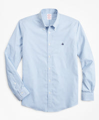 Brooks Brothers Men Stretch Madison Classic-Fit Sport Shirt, Non-Iron Stripe