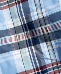 Brooks Brothers Men Stretch Regent Fitted Sport Shirt, Non-Iron Multi-Plaid