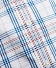 Brooks Brothers Men Stretch Regent Fitted Sport Shirt, Non-Iron Multi-Plaid
