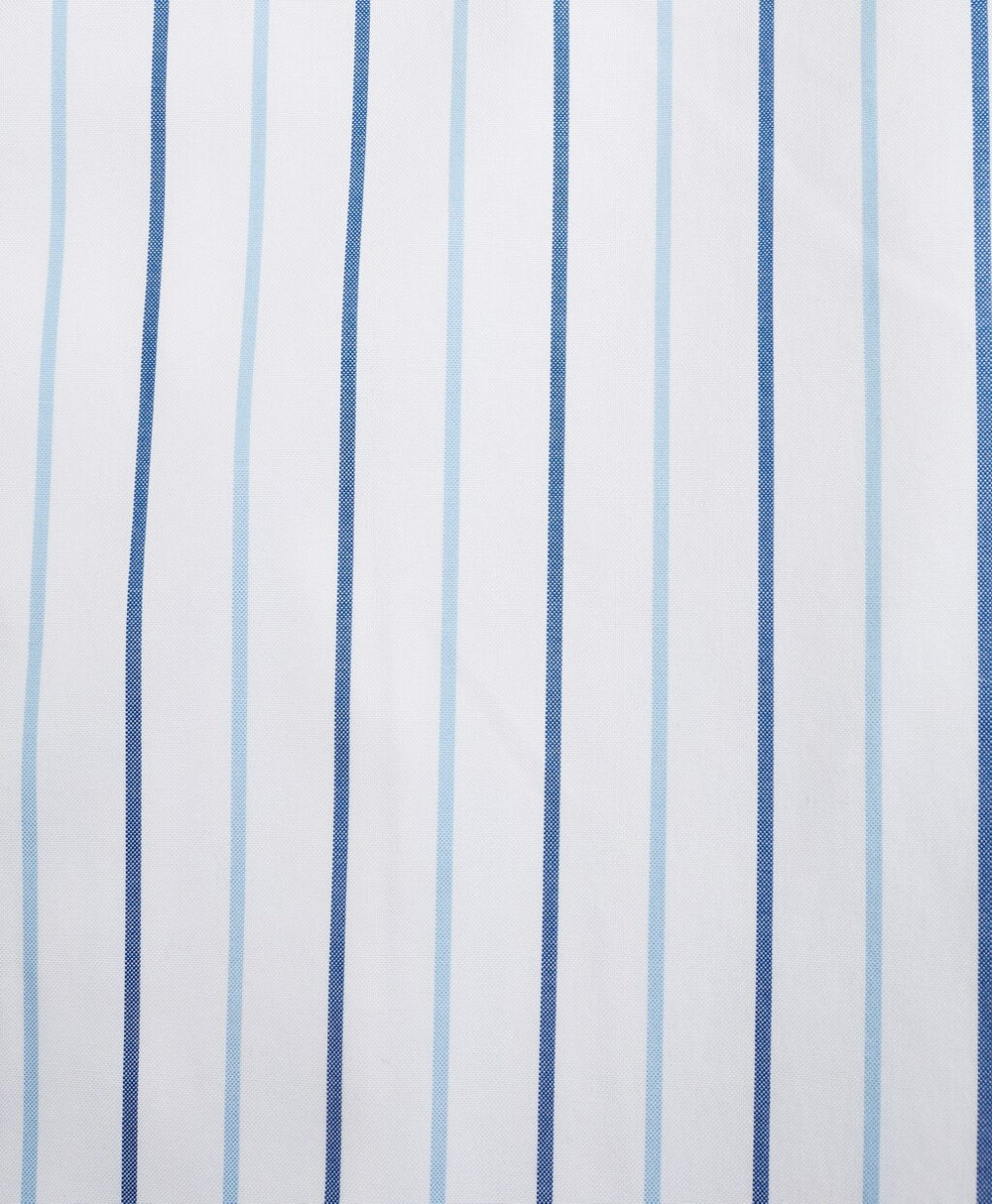Brooks Brothers Men Stretch Milano Slim-Fit Sport Shirt, Non-Iron Stripe