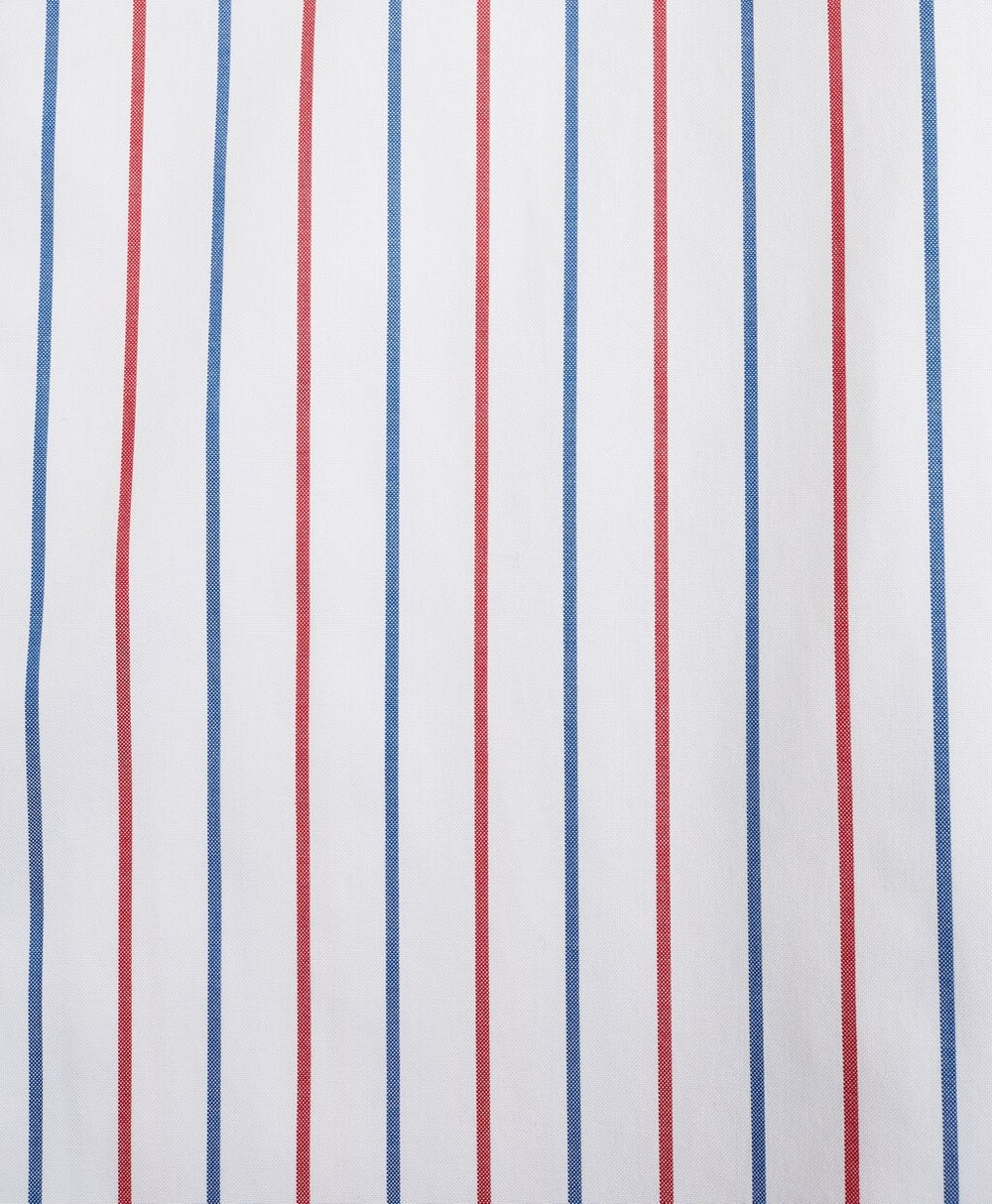 Brooks Brothers Men Stretch Madison Classic-Fit Sport Shirt, Non-Iron Stripe