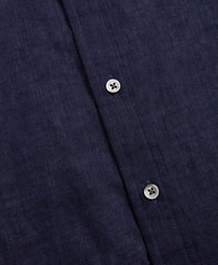 Brooks Brothers Men Golden Fleece® Regent Fit Band Collar Linen Sport Shirt