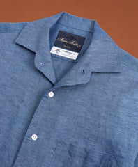 Brooks Brothers Men Golden Fleece® Regent Fit Linen Sport Shirt