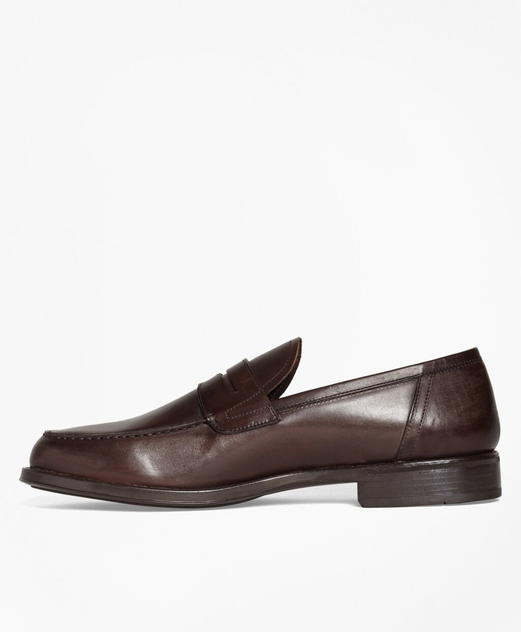 Brooks Brothers Men 1818 Footwear Rubber-Sole Leather Penny Loafers