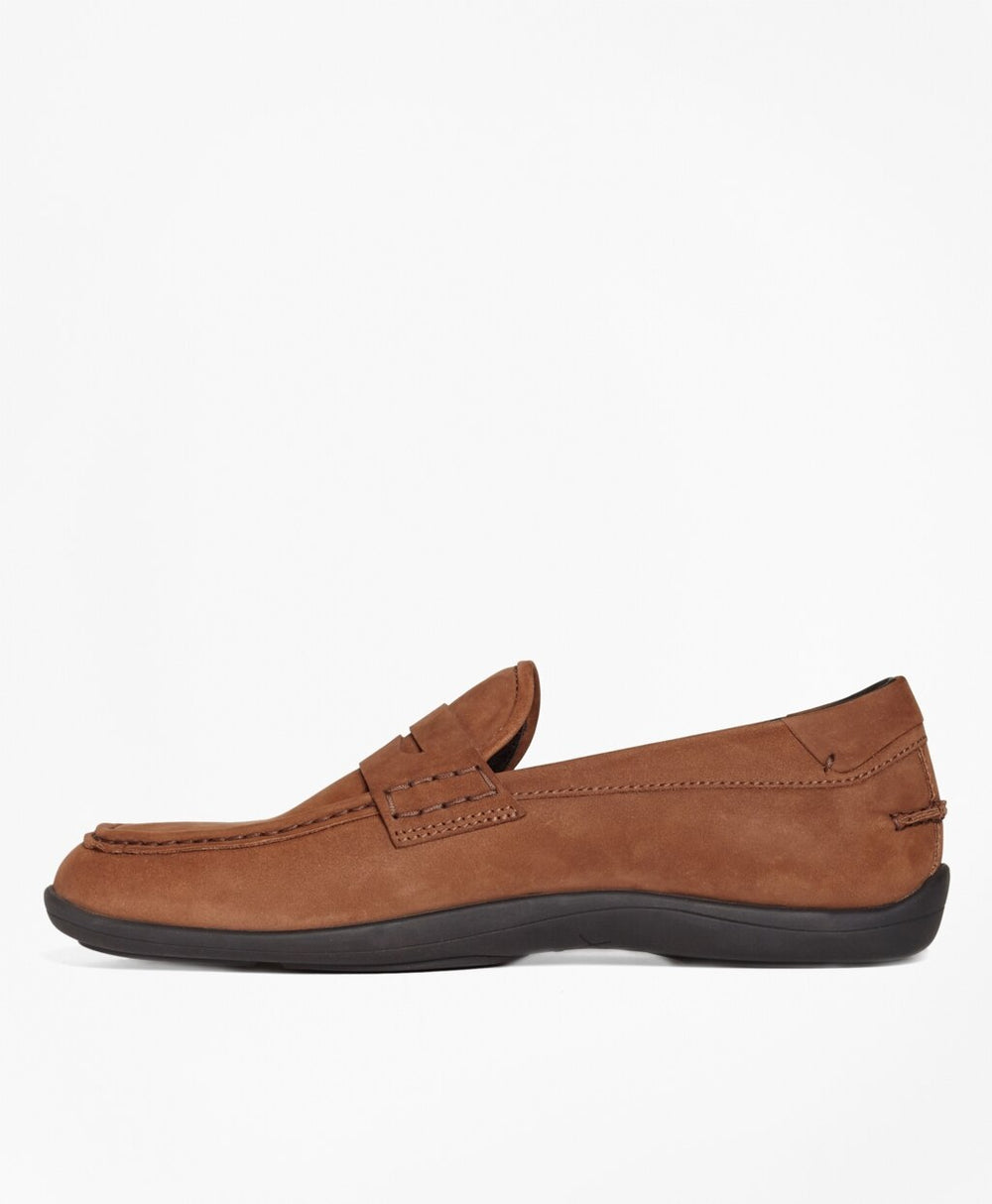 Brooks Brothers Men 1818 Footwear Suede Penny Moccasins