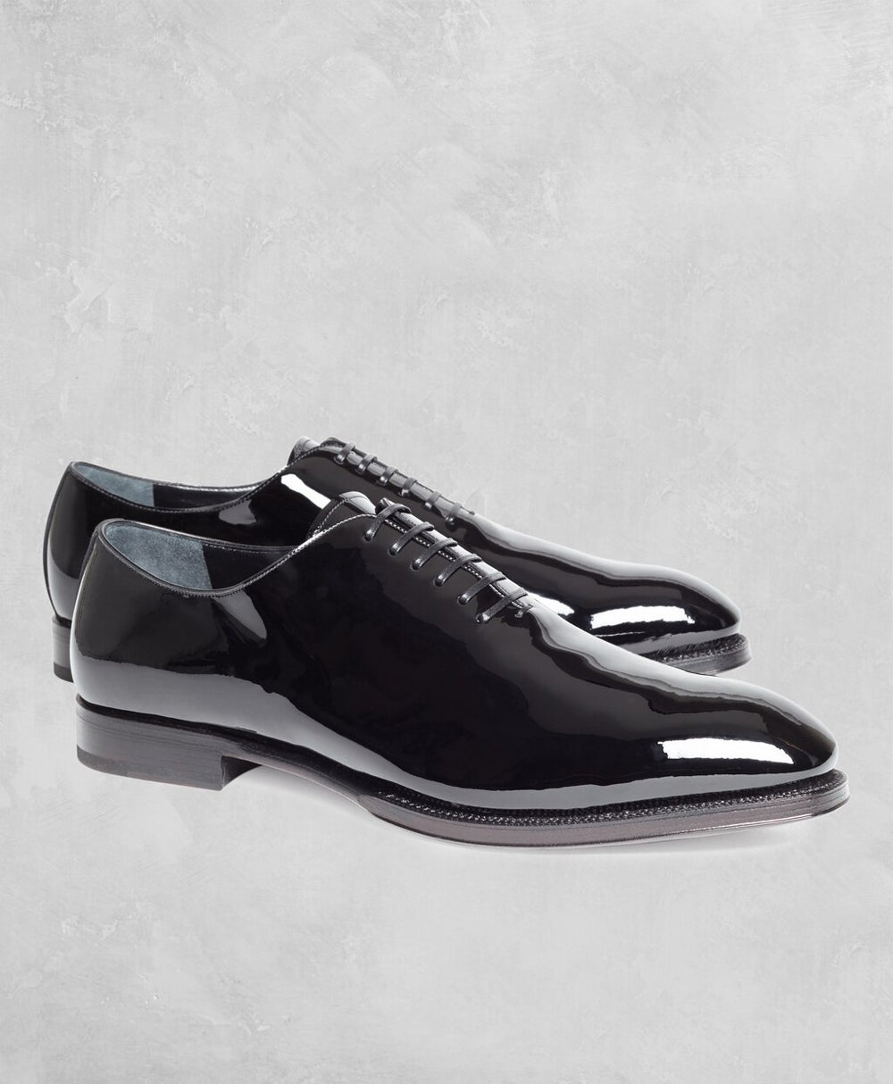 Brooks Brothers Men Golden Fleece® Patent Leather Formal Shoes