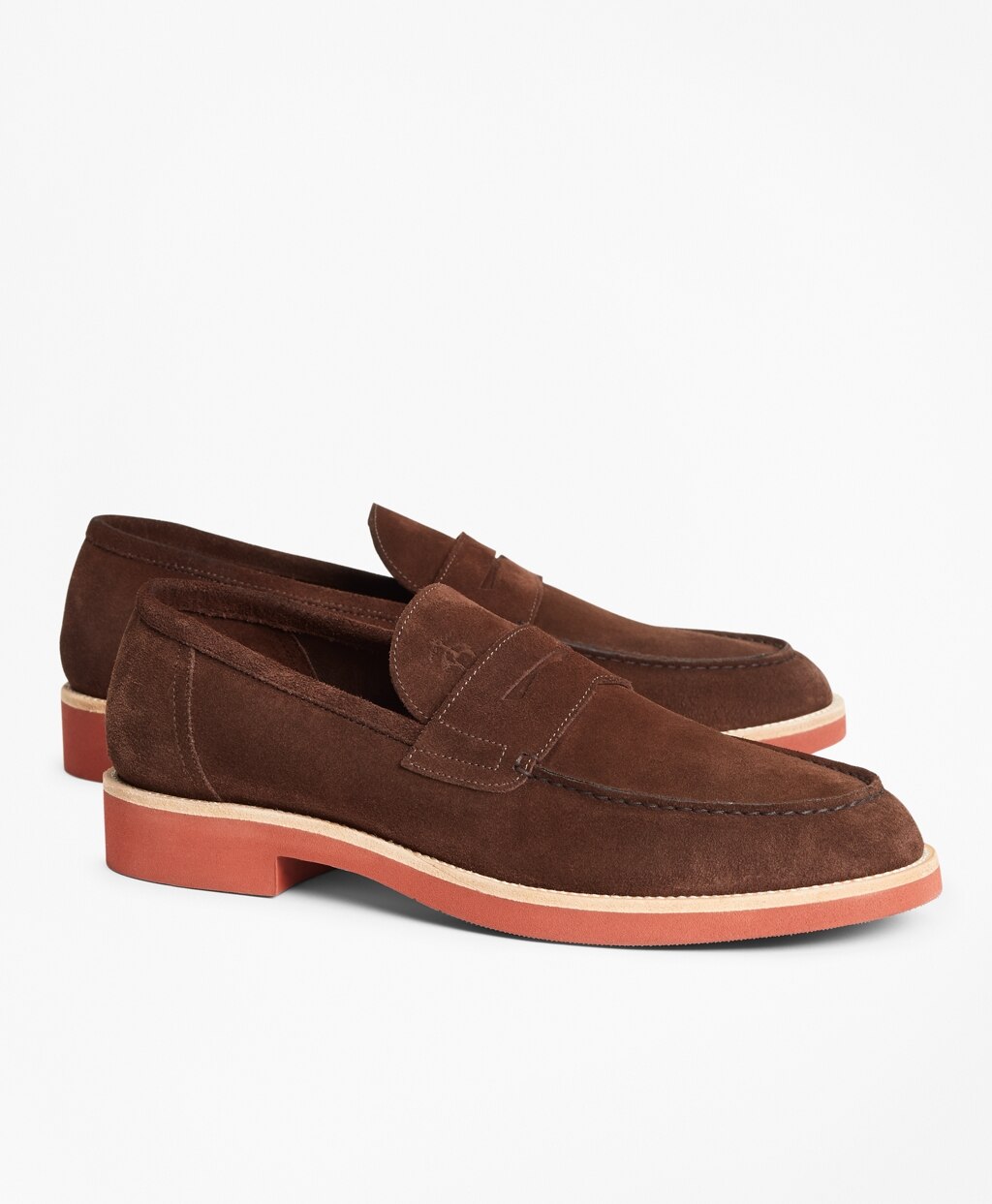 Brooks Brothers Men Suede Penny Loafer