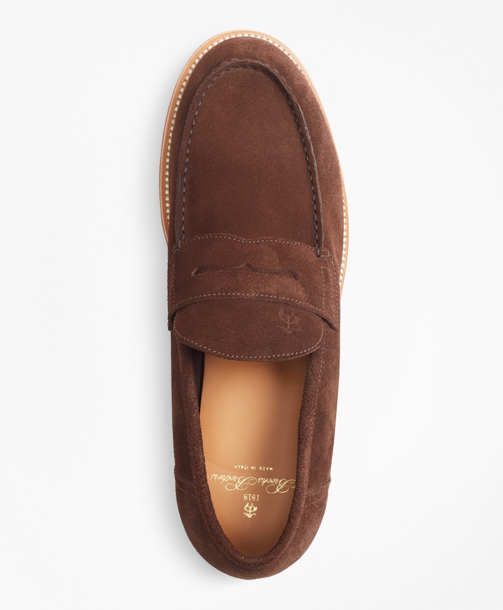 Brooks Brothers Men Suede Penny Loafer