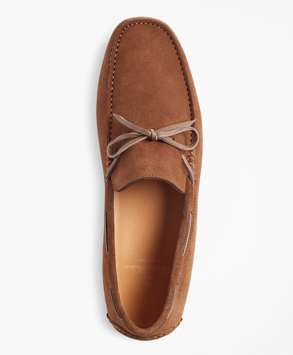 Brooks Brothers Men Suede Driving Moccasins