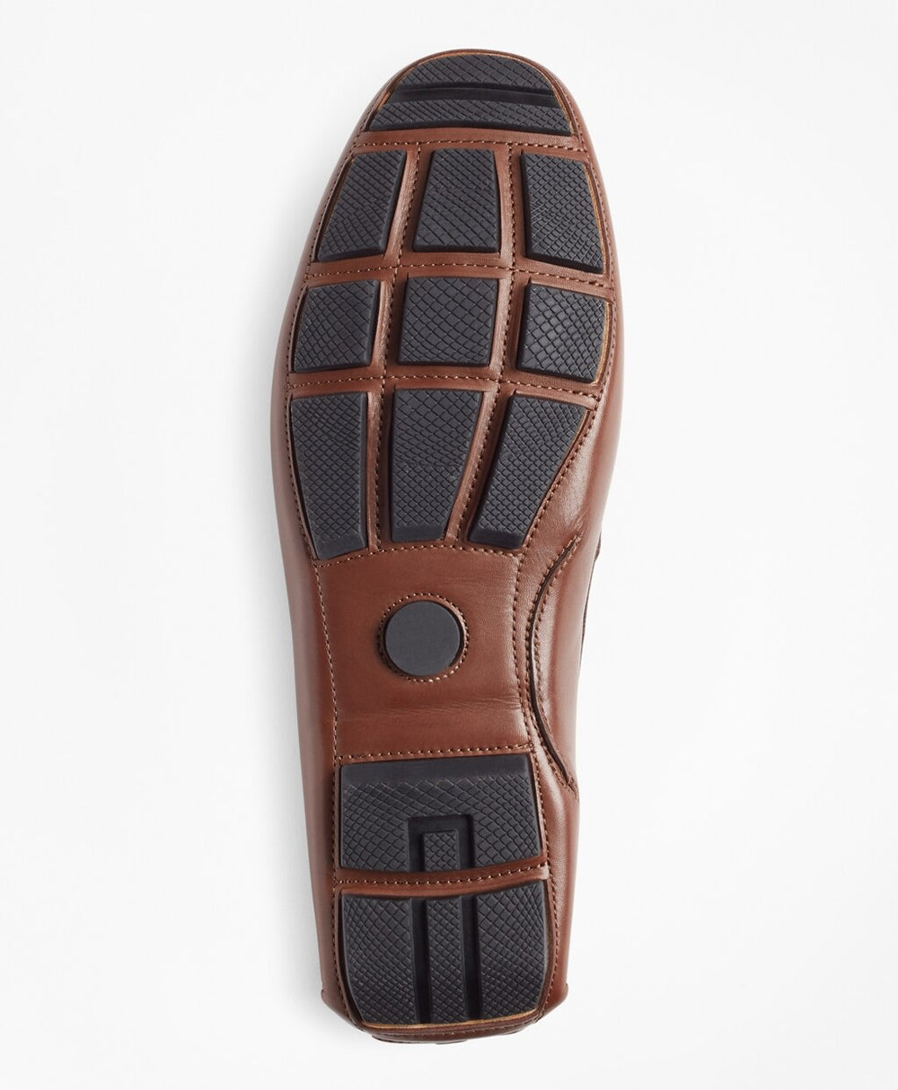 Brooks Brothers Men Leather Driving Moccasins