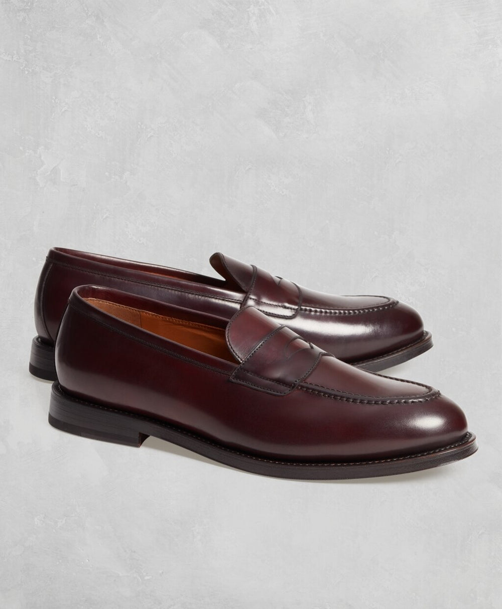 Brooks Brothers Men Golden Fleece® Cordovan Penny Loafers