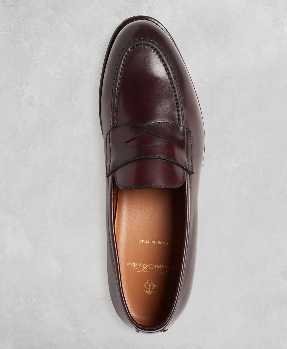 Brooks Brothers Men Golden Fleece® Cordovan Penny Loafers