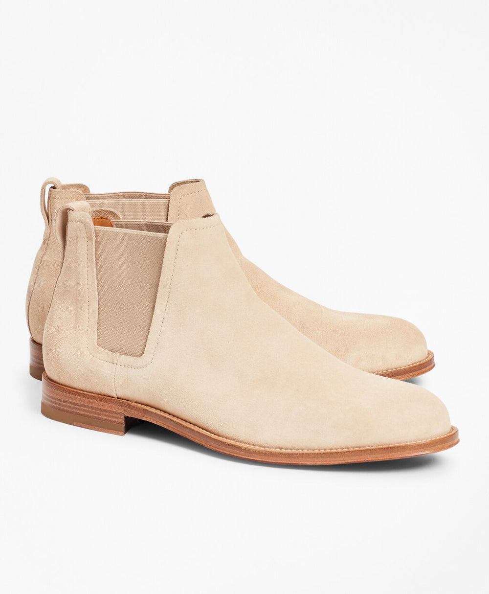 Brooks Brothers Men Suede Chelsea Boots