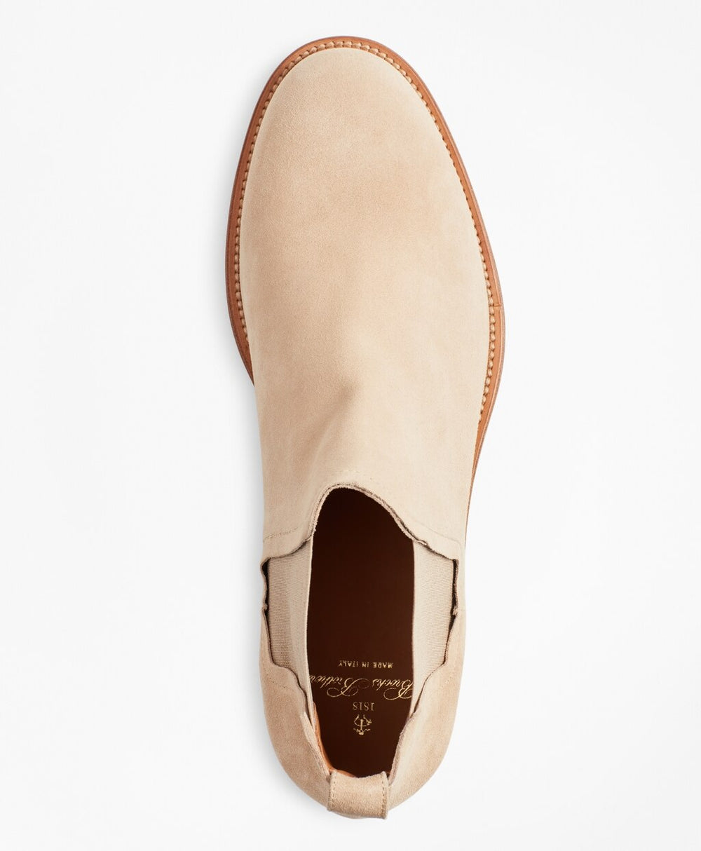 Brooks Brothers Men Suede Chelsea Boots