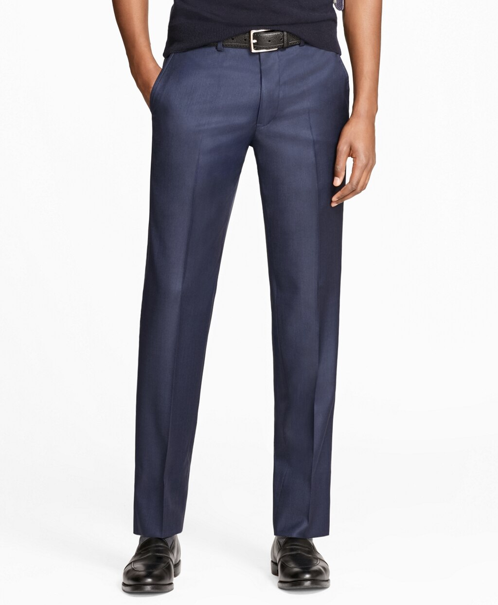 Brooks Brothers Men Milano Fit Stretch Wool Trousers