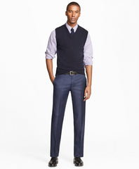 Brooks Brothers Men Milano Fit Stretch Wool Trousers