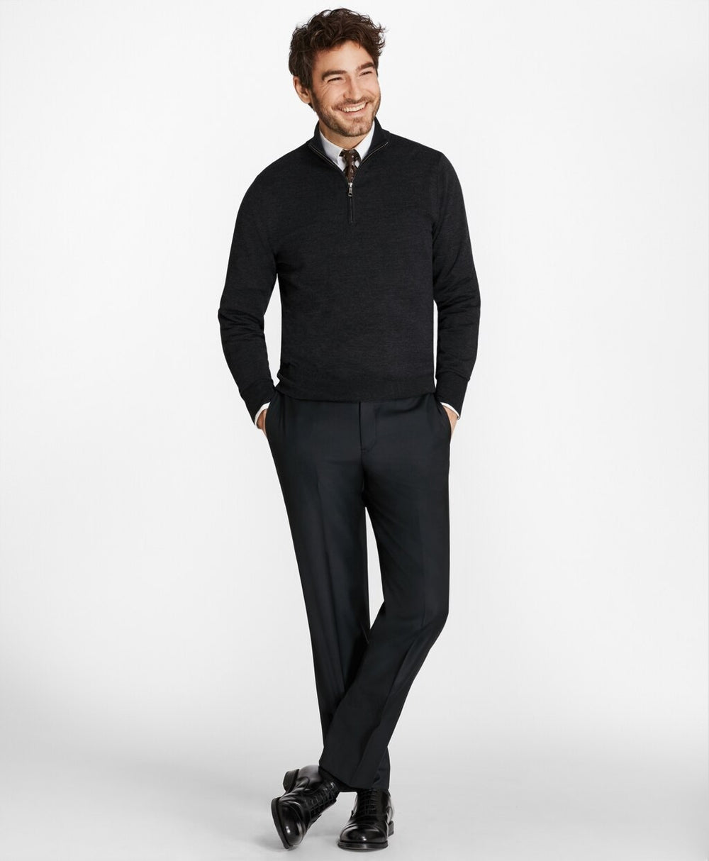Brooks Brothers Men Regent Fit Stretch Wool Trousers