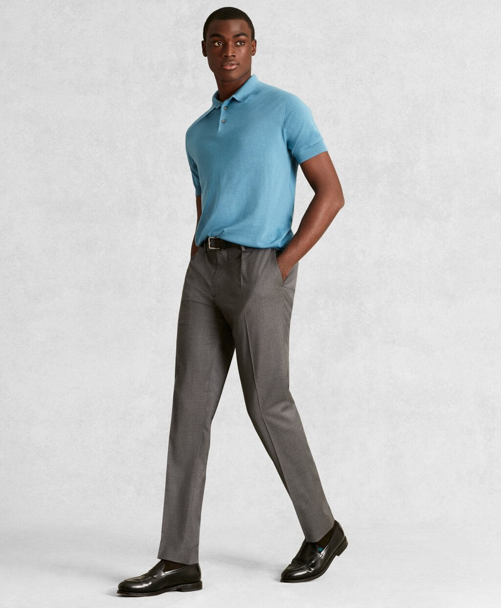 Brooks Brothers Men Golden Fleece® Wool Pleated Trousers