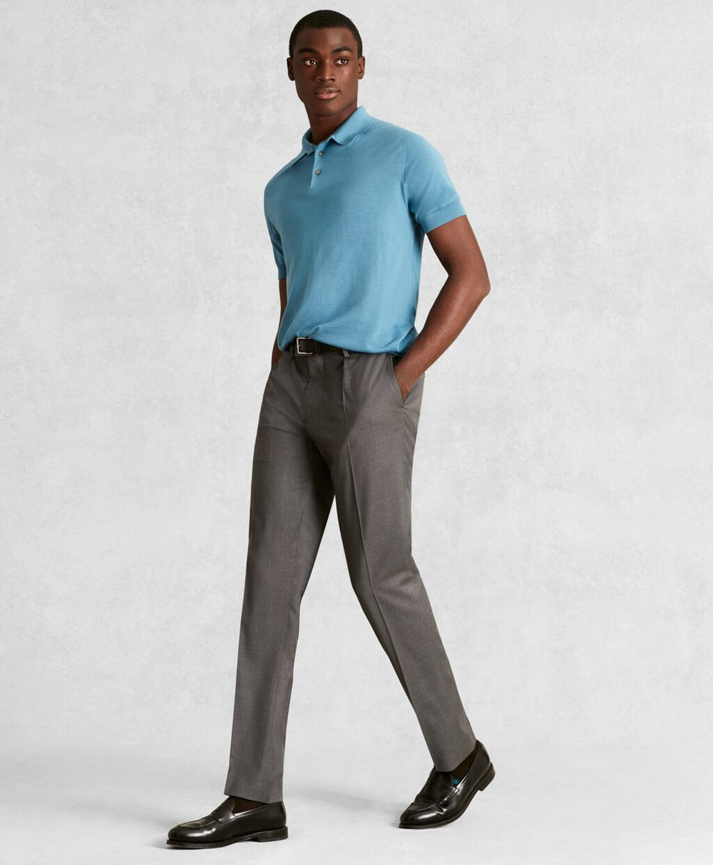 Brooks Brothers Men Golden Fleece® Wool Pleated Trousers