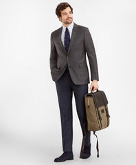 Brooks Brothers Men Regent Fit Stretch Wool Trousers
