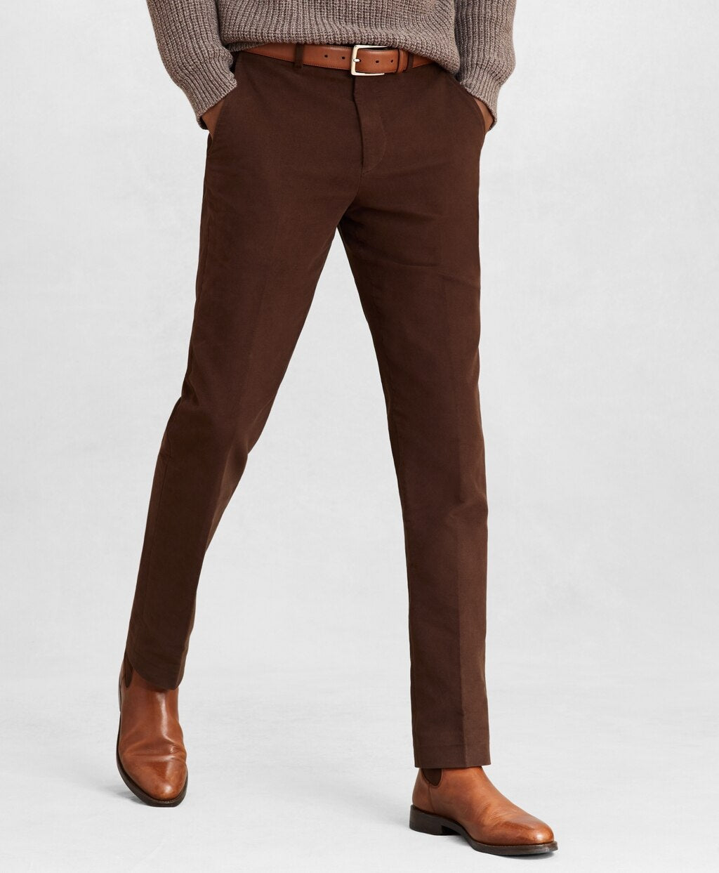 Brooks Brothers Men Golden Fleece® Moleskin Chino Trousers