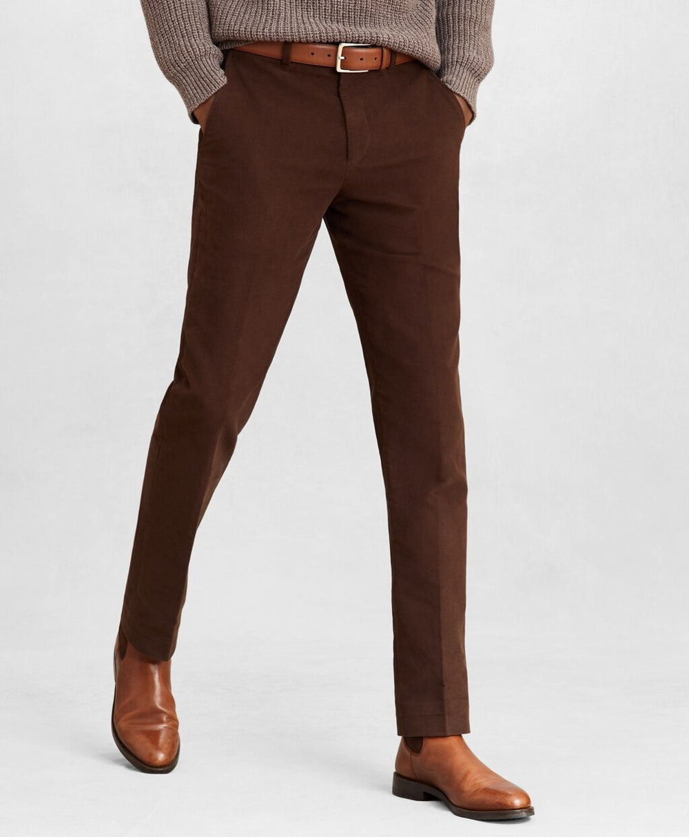 Brooks Brothers Men Golden Fleece® Moleskin Chino Trousers