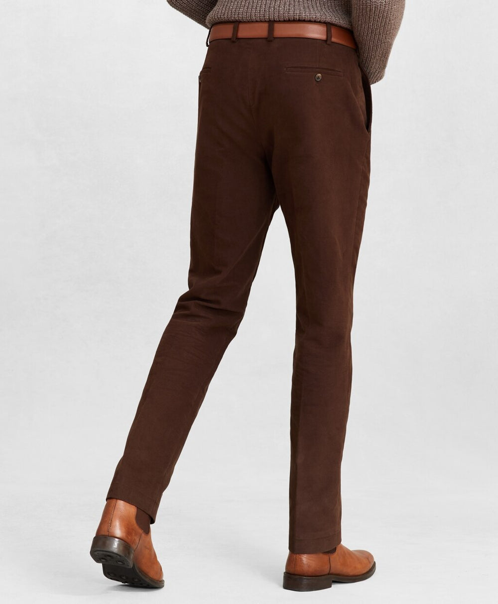 Brooks Brothers Men Golden Fleece® Moleskin Chino Trousers