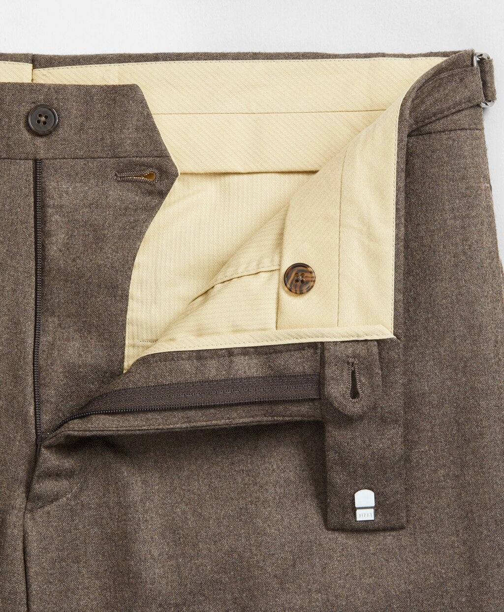 Brooks Brothers Men Golden Fleece® Regent Fit Flannel Trousers