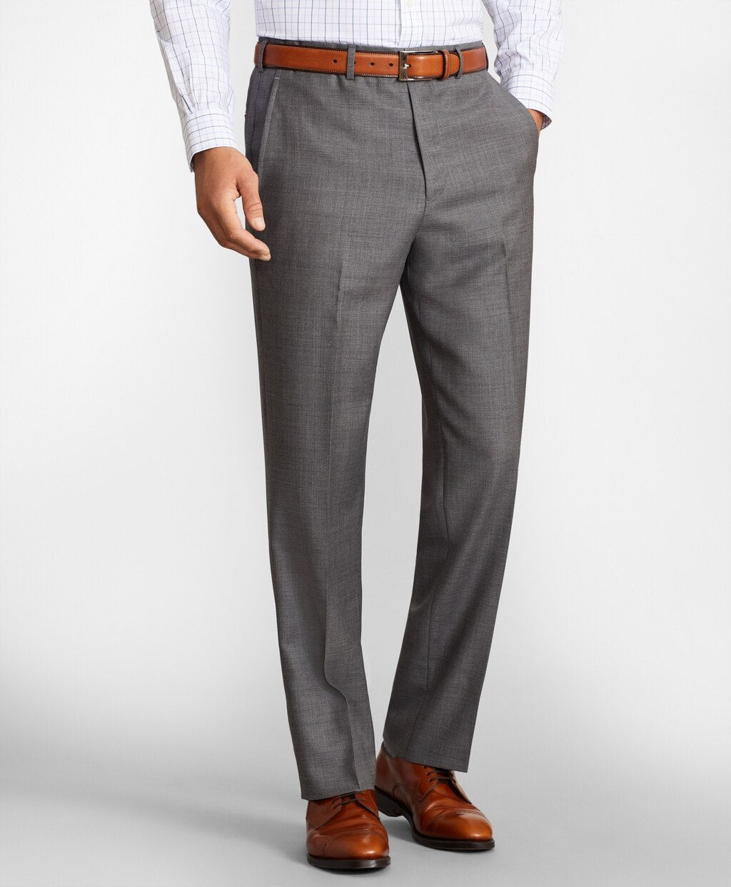 Brooks Brothers Men Madison Fit Wool Trousers