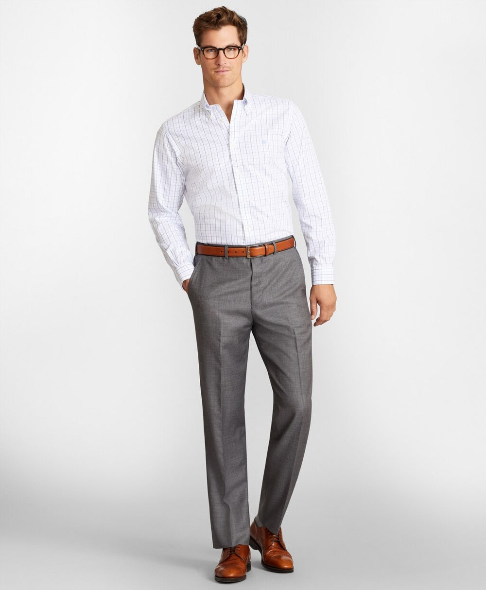 Brooks Brothers Men Madison Fit Wool Trousers