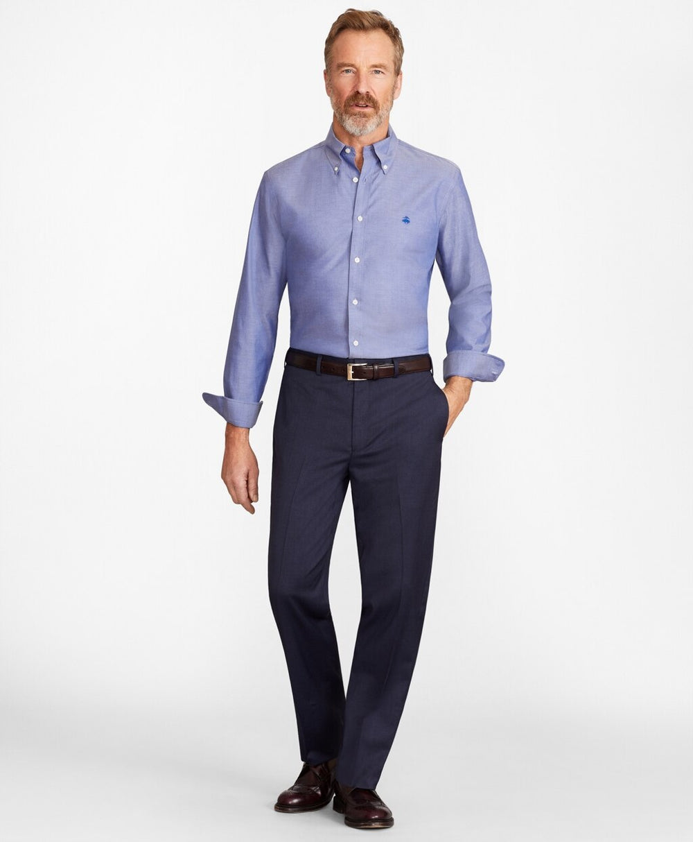 Brooks Brothers Men BrooksFlex™ Madison-Fit Wool Trousers