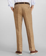 Brooks Brothers Men Regent Fit Herringbone Linen Trousers