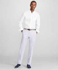 Brooks Brothers Men Milano Fit Stripe Seersucker Trousers