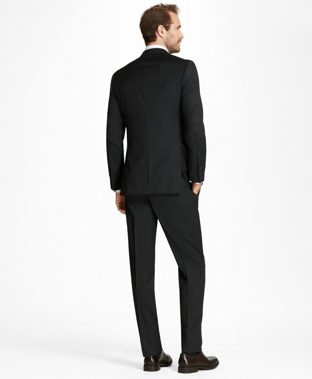 Brooks Brothers Men Regent Fit Solid 1818 Suit