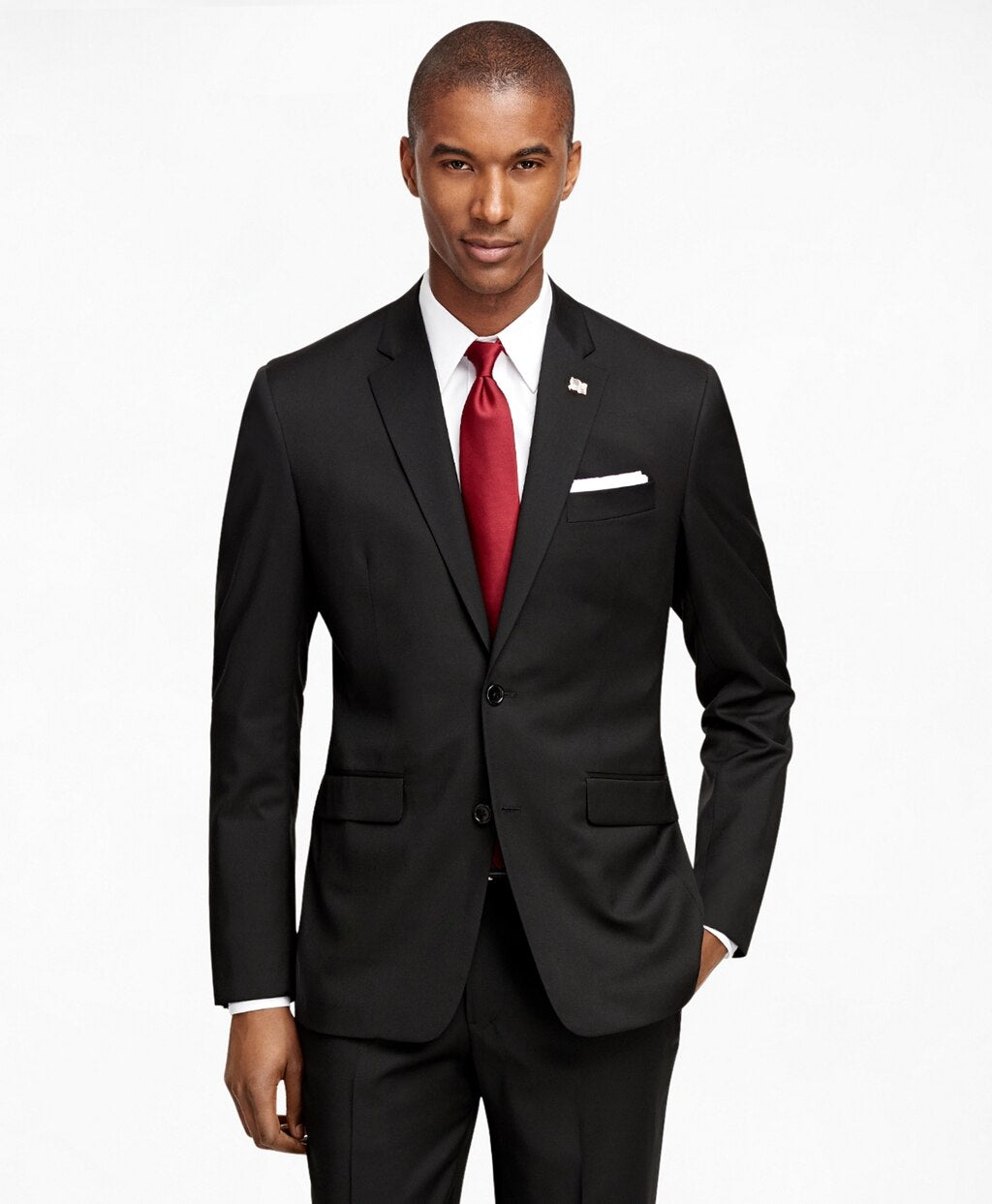 Brooks Brothers Men Milano Fit Solid 1818 Suit