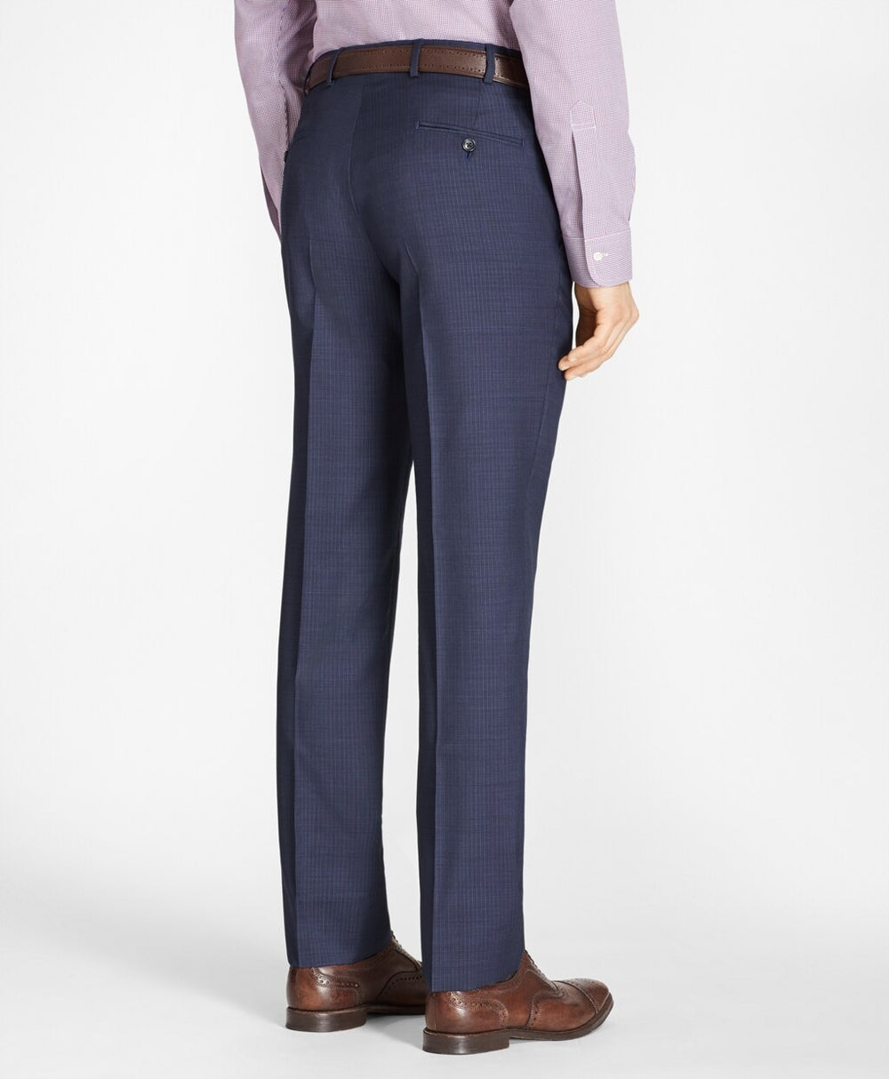 Brooks Brothers Men Regent Fit Tic with Stripe 1818 Suit